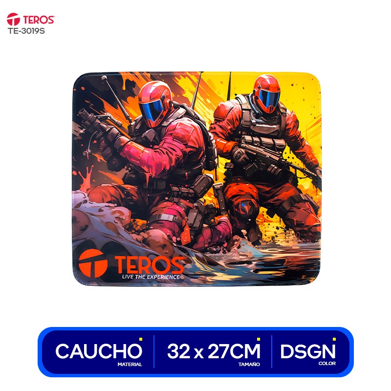 MOUSE PAD STD TE3019 BK