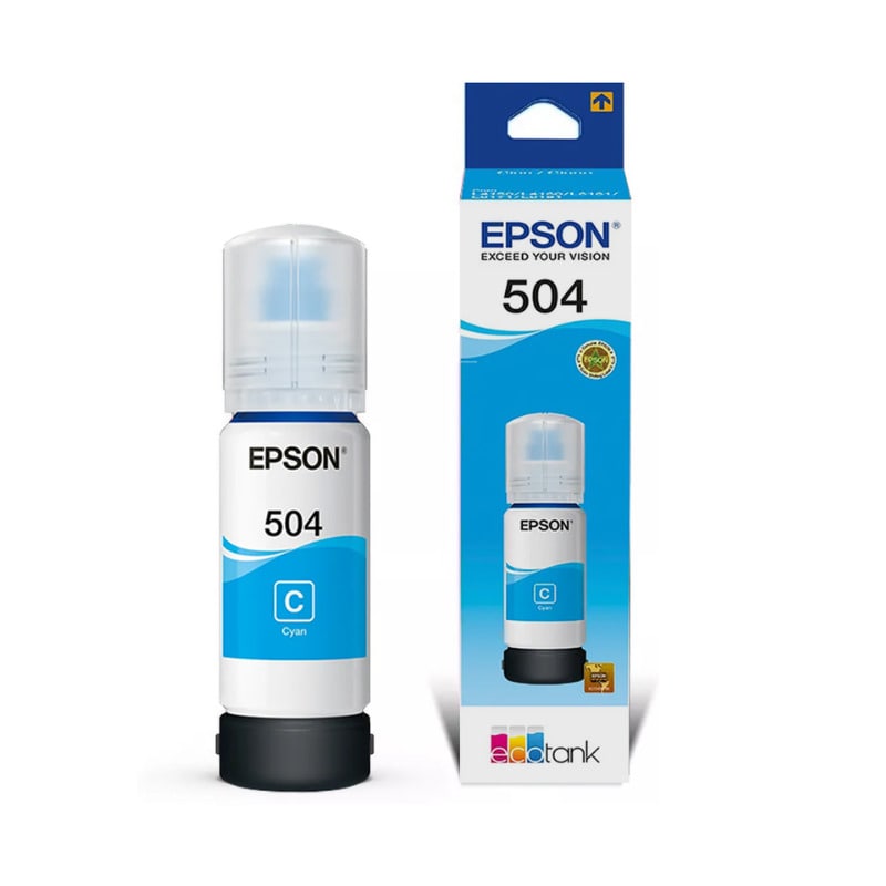 [STEPT504220] TINTA EPSON CYAN BOTELLA T504