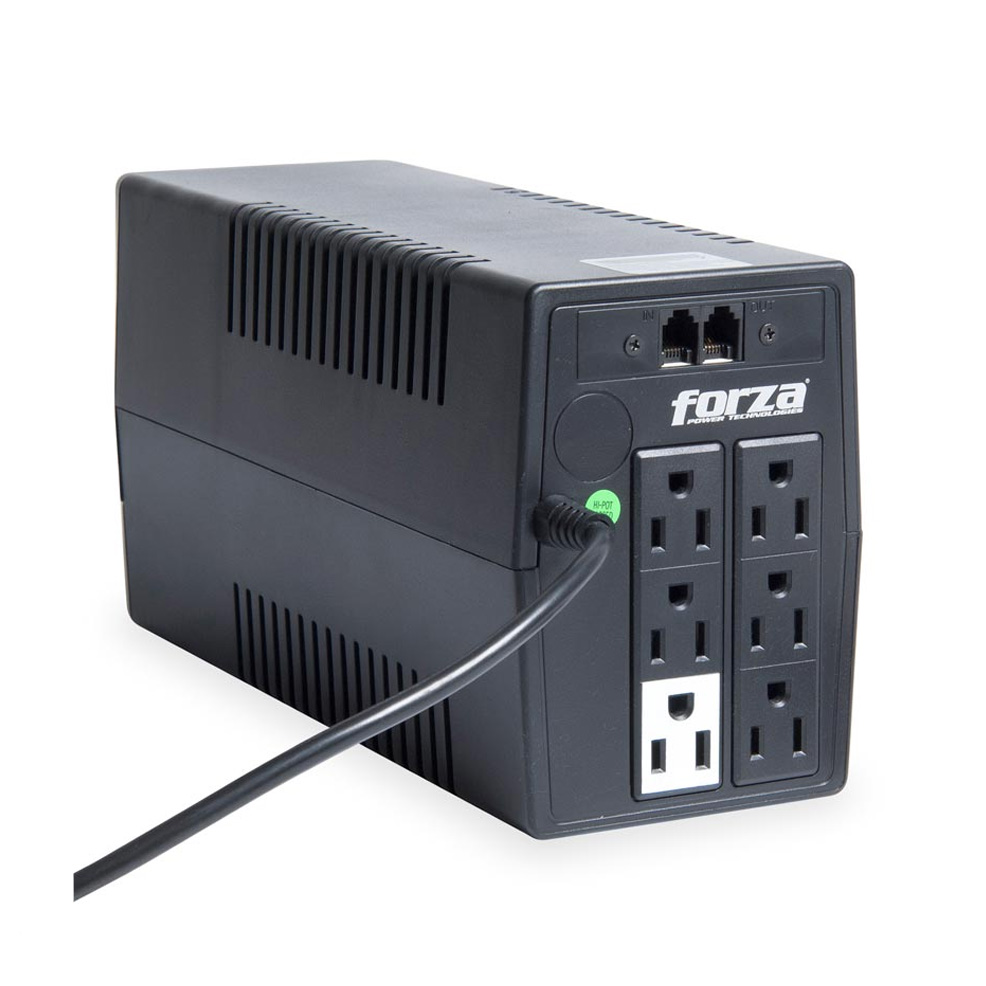 [PSUPNT1012U] UPS FORZA NT-1012U 500W 220V 6 TOMAS