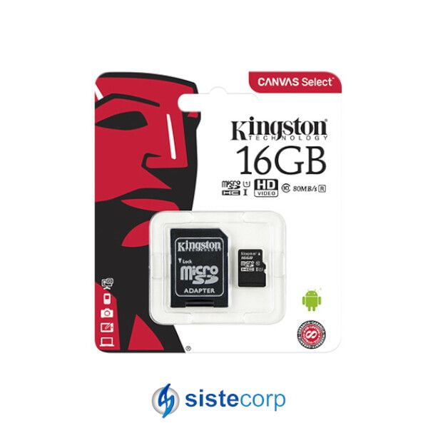 [ME16GKTSDCS10] MICRO SD KING CANVAS 16GB C10