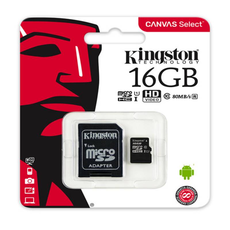 [ACKTSDCS216GB] MICRO SD KING CANVAS 16GB