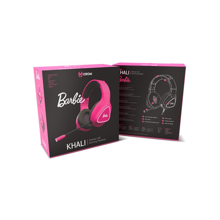 [NXKROMKHALIB] AUDIFONO CON MICROFONO STEREO DE BARBIE