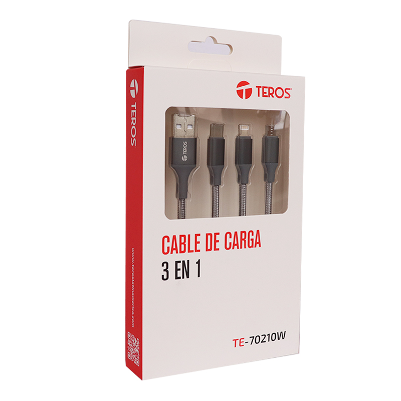 [ACTE70210W] CABLE USB TEROS A - C / L/ M