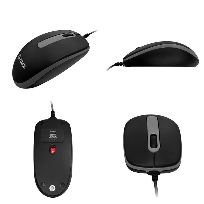 [MSWBKTE1220S] MOUSE STD USB TE1220 BK
