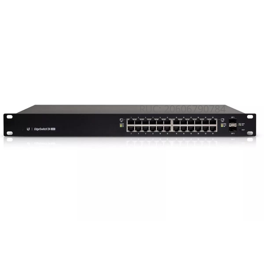 [SWUBES24250W] SWITCH ADMINISTRABLE EDGEMAX L2/L2+ POE 24 PORT 1000MBPS 2 SFP