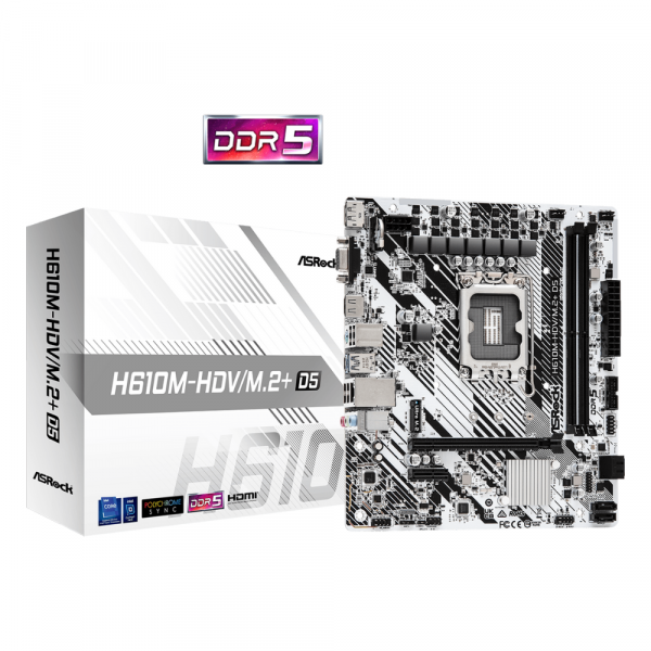 [MBARH610HDVM2D5] MB AR H610-HDV/M.2+ SVL DDR5