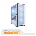 CS GAMER HALION SNAKE C482TG BLANCO VIDRIO 4XRGB SIN FUENTE